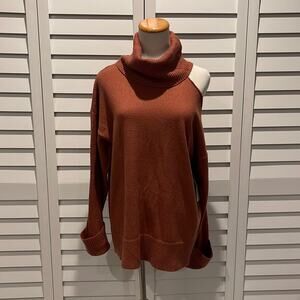 1.State NWT One cold shoulder Turtleneck Sweater.
